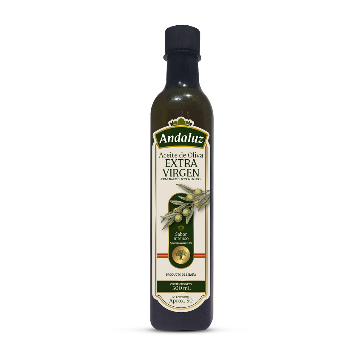 Aceite de oliva extra virgen frasco x 500 ml